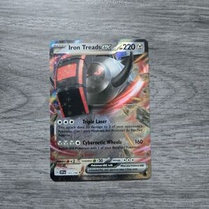 Iron Treads ex #143 Pokemon Scarlet & Violet Holo Card